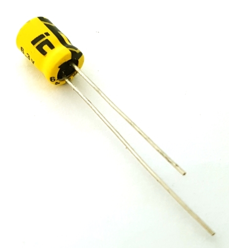47uF 6.3V Radial Electrolytic Capacitor Illinois Capacitor 476RSS6R3M
