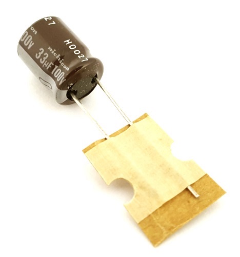 33uF 100V Radial Electrolytic Capacitor Nichicon UPR2A330MPH1TD