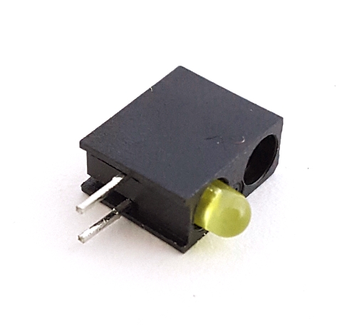 Yellow&#47;Blank 3mm Dual LED Circuit Board Indicator Dialight 553-0203