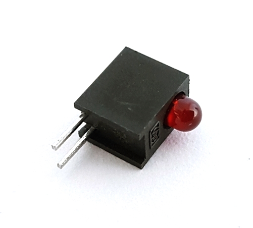 Red 3mm LED Single Circuit Board Indicator Lamp Dialight HLMP1700-101