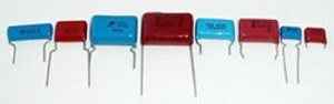 High Voltage Radial Film Capacitor Assortment Kit - 80 Pieces