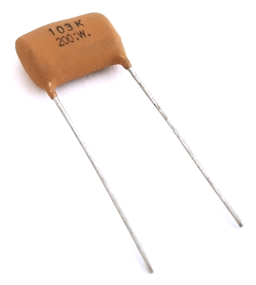 1000 pf 800 volt 800V S00774-165 1 % radial polystyrene capacitor 3 Pc Lot 