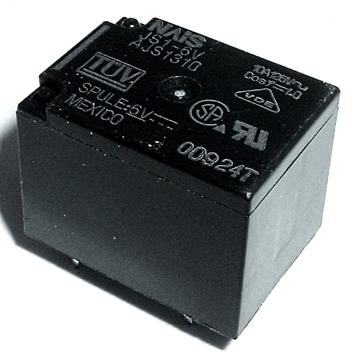 10A 6V Miniature PCB Mount Power SPDT Relay NAIS® JS1-6V