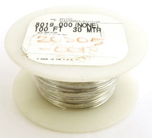 18 AWG Solid Non-Insulated Bus Bar Hook Up Wire (1 roll) Belden® 8019 000100