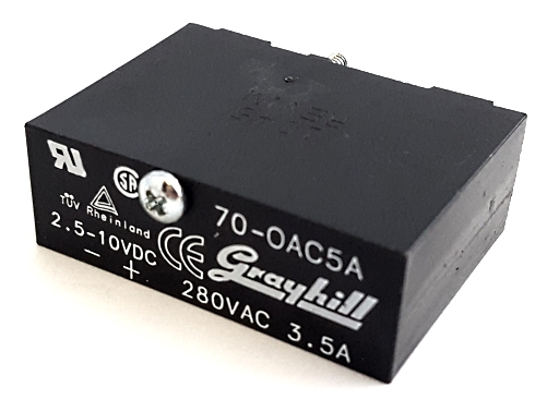 3.5A 24-280VAC AC Relay Output Module Grayhill® 70-OAC5A