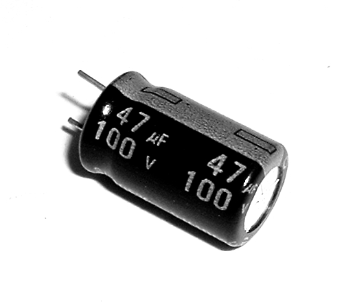 47uF 47 UF 100V 20&#37; Miniature Radial Electrolytic Capacitor Teapo® SH100M0047S37