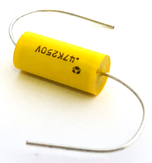 0.47uF .47mF 250V Axial Film Capacitor Thomson® EMT250P47K0XE000-437