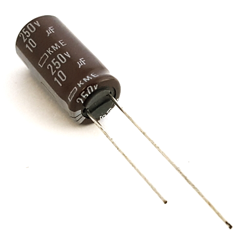 Amps Etc 10/Lot 10uF 250V Axial Lead Electrolytic Capacitor:  Vintage Radios 