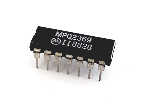 MPQ2369 500mA 15V Quad NPN Silicon Switching Transistor Motorola®
