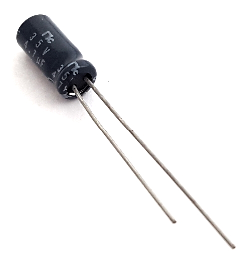 4.7uF 35V Miniature Radial Electrolytic Capacitor NIC Components®