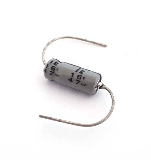 47uF 16V Axial Electrolytic Capacitor Illinois Capacitor® 476TTA016M
