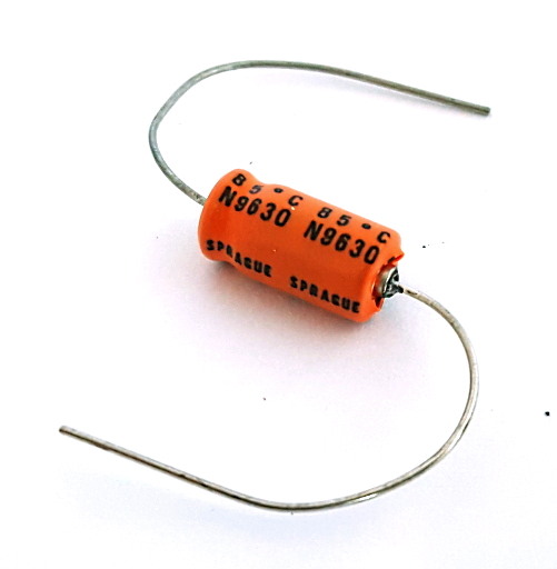 33uF 35V Axial Electrolytic Capacitor Vintage Sprague® 516D336M035