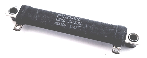 20W 25K ohm Power Wirewound Resistor Mini Flat HLM-20-10Z