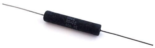 10W 40 ohm 1&#37; Wirewound Resistor Dale® RS10-40-1&#37;