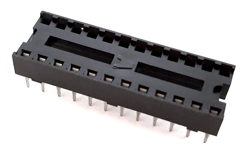 24 Pin Single Beam Contact Dip IC Socket Augat® 224-AG30D