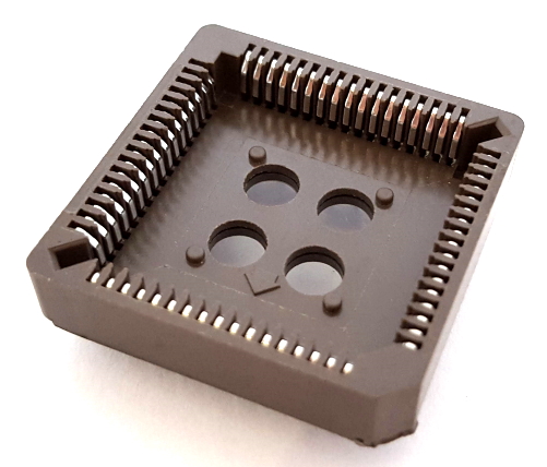 68 Pin PLCC IC Socket Through Hole Winslow Adaptics® WPLCC0681T