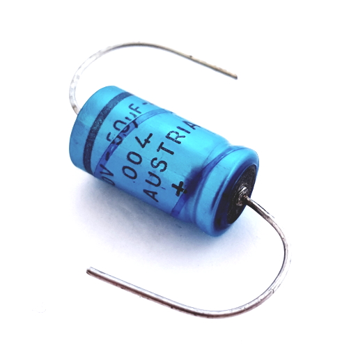 50uF 40V Axial Electrolytic Capacitor Amperex® &#47; Philips® 2222-111