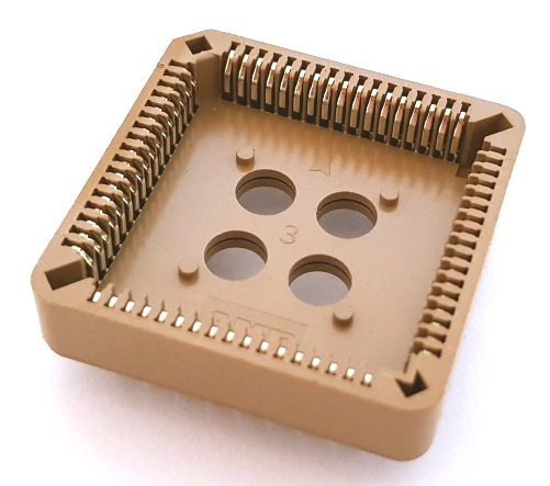 68 Pin PLCC IC Socket Connector Closed Frame AMP® 822473-6
