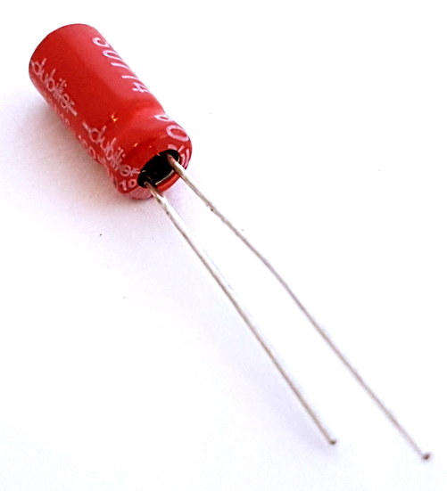 100uF 10V Miniature Radial Electrolytic Capacitor Cornell Dubilier® CLLA10010