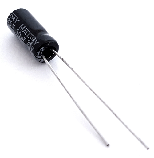 10uF 35V Radial Electrolytic Capacitor Mallory® SK100M035ST