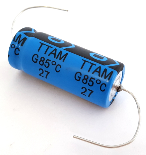 1500uF 50V Axial Electrolytic Capacitor Illinois Capacitor® 158TTA050M