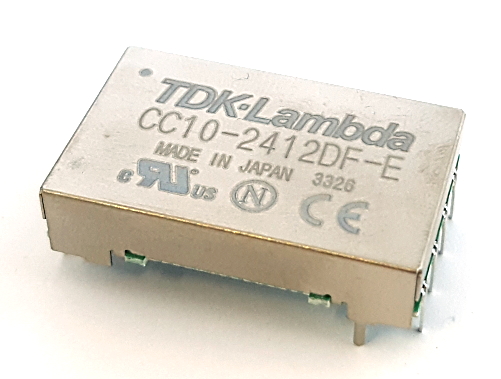 CC10-2412DF-E &#177;12V 450 mA 10W Out DC DC Converter Module TDK-Lambda®