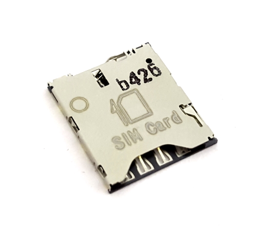 SCGD1B0309 8 Position SMT MicroSIM Card Holder Push-Push ALPS®