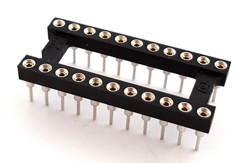 22 Pin Dip Machine IC Socket Open Frame Aries® 22-4518-10