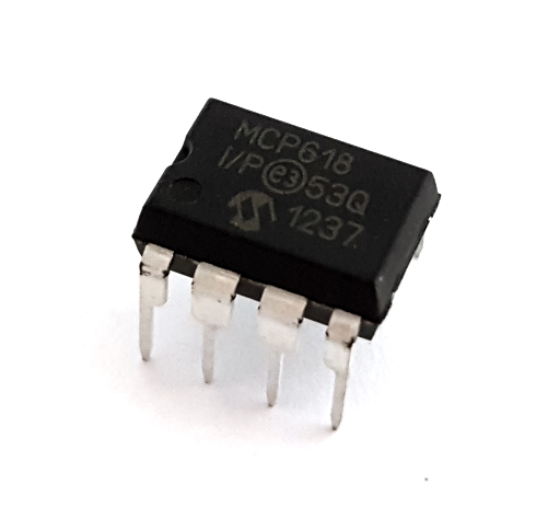MCP618-I&#47;P Bi-CMOS Op Amp IC 5.5V Single CH Microchip®