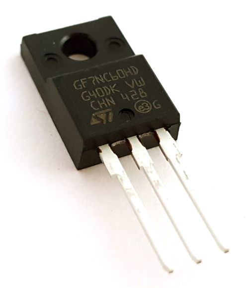 STGF7NC60HD 10A 600V IGBT N-Channel Transistor STMicroelectronics®