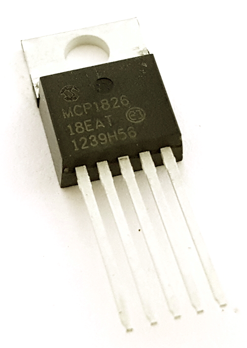 MCP1826-1802E&#47;AT  1A 1.8V LDO Voltage Regulator IC Microchip Technology®