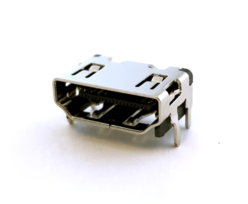 10029449-111RLF 19 Position HDMI Receptacle Connector Type A RA Amphenol®
