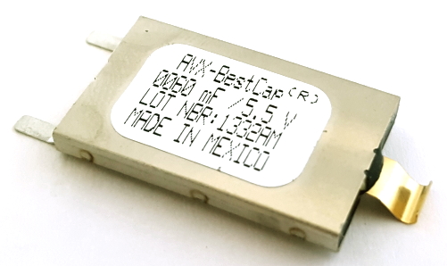 60uF 5.5V -20% &#47; 80% SMT Supercapacitor Kyocera® AVX® BZ015B603ZSB