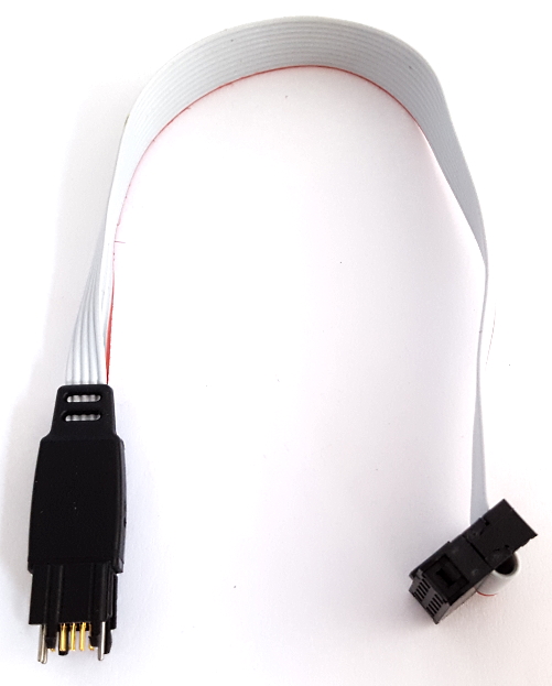 TC2050-IDC Ribbon Cable Connector 10 Pin Plug-of-Nails™ Legged Tag-Connect®