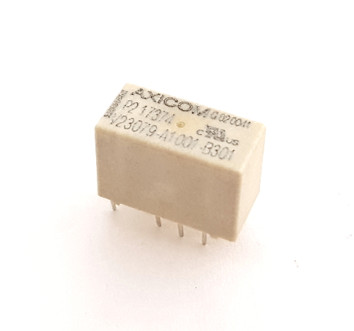 2A 5V PCB DPDT Low Signal Switching Relay Axicom® V23079A1001B301