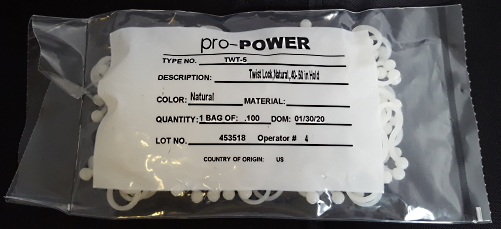 Twist Lock Cable Fasteners (100 pc bag) Pro-Power® TWT-5