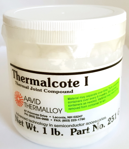 Thermalcote I™ 251 G Silicone Joint Compound 1 lb Jar Aavid Thermalloy®