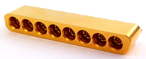 84091435 8 Position MXP Coaxial PCB Connector Huber&#43;Suhner®