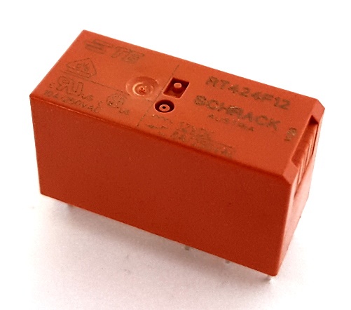 8A 12V PCB Power Relay DPDT TE Connectivity® &#47; Schrack® RT424F12