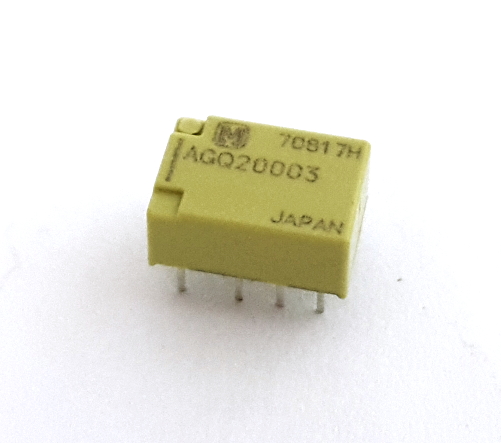 2A 3VDC DPDT Miniature PCB Polarized Low Signal Relay Panasonic® AGQ20003