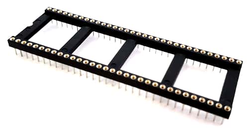 thumbnail image 2 of Precision DIP24 Wide IC Socket – 10 Pieces – New Old Stock 2 of 2