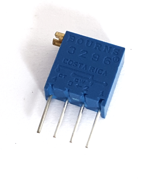 10K Ohm .5W Trimmer Potentiometer Voltage Center Tap 4 Pin 3296X-OT1-103LF Bourns®
