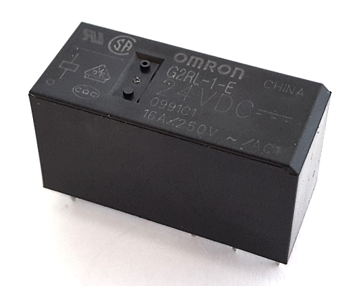 16A 24Vdc SPDT Non-Latching PCB Power Relay Omron® G2RL-1-E DC24
