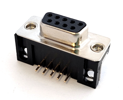 182-009-2131R-171 9 Pin RA D-Sub Receptacle Connector Norcomp®