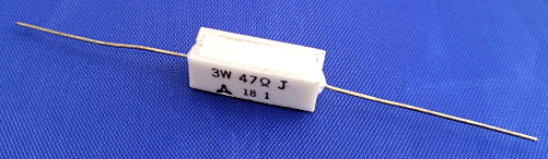 3W 47 Ohm 5% Axial Wirewound Resistor Ceramic Panasonic®