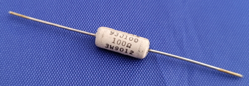3.25W 100 Ohm 5% Axial Wirewound Resistor Ohmite® 93J100