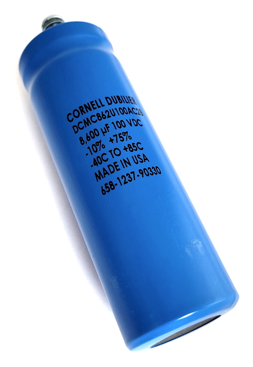 8600uF 100V Electrolytic Capacitor Cornell Dubilier® DCMC862U100AC2B