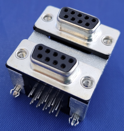 0-0440397-3 18 Position D-Sub Connector Dual 9 Pin Amp®
