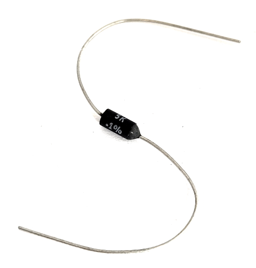 1&#47;8W 5K Ohm 0.1% Axial Wirewound Resistor RCD® Q55-5001-BB10W