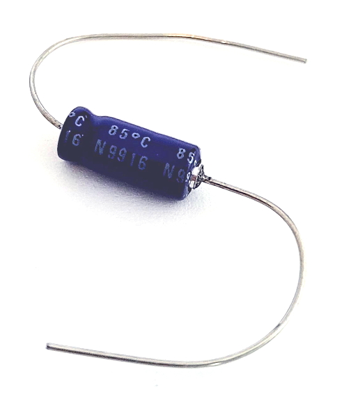10uF 50V Axial Electrolytic Capacitor Nichicon® TVX1H100MAA